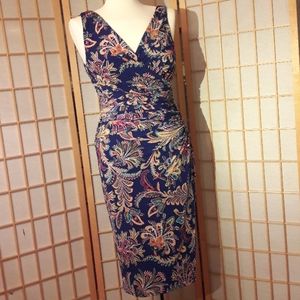 Ralph Lauren floral pattern wrap dress  size 2